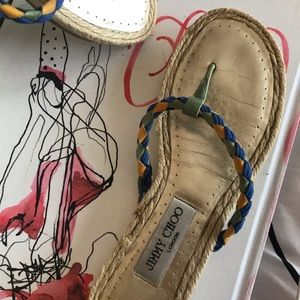 Jimmy Choo braided sandal